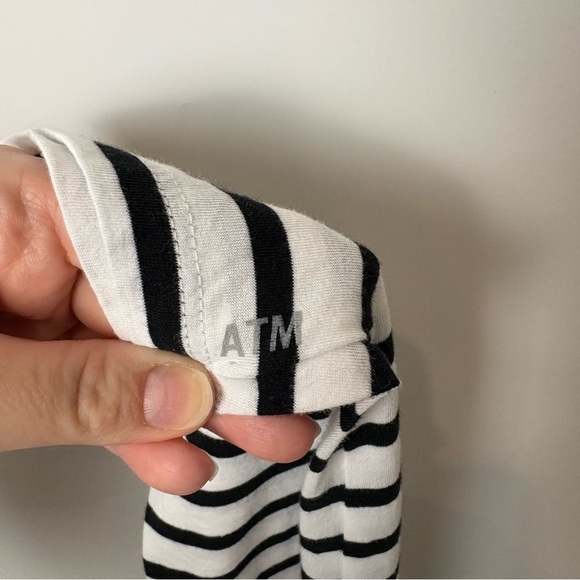 ATM Striped Long Sleeve T-Shirt - Picture 6 of 8